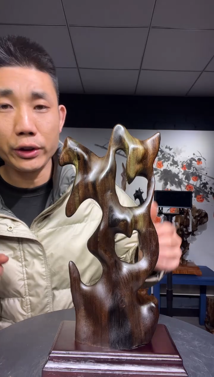 【闪购商品】金丝楠木雕金丝楠木工艺品摆件