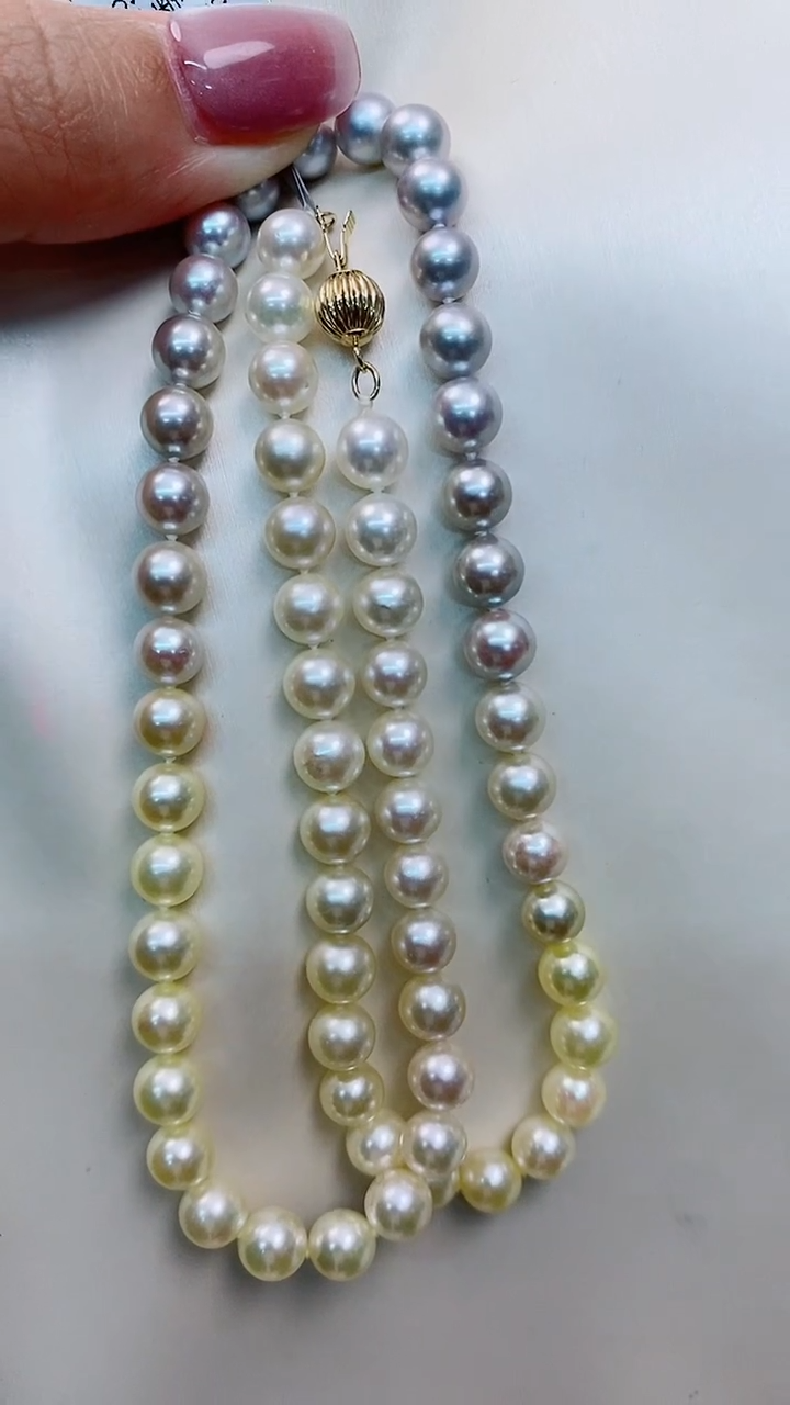 【闪购商品】海水珍珠项链未镶嵌6-6.5海水珍珠项链