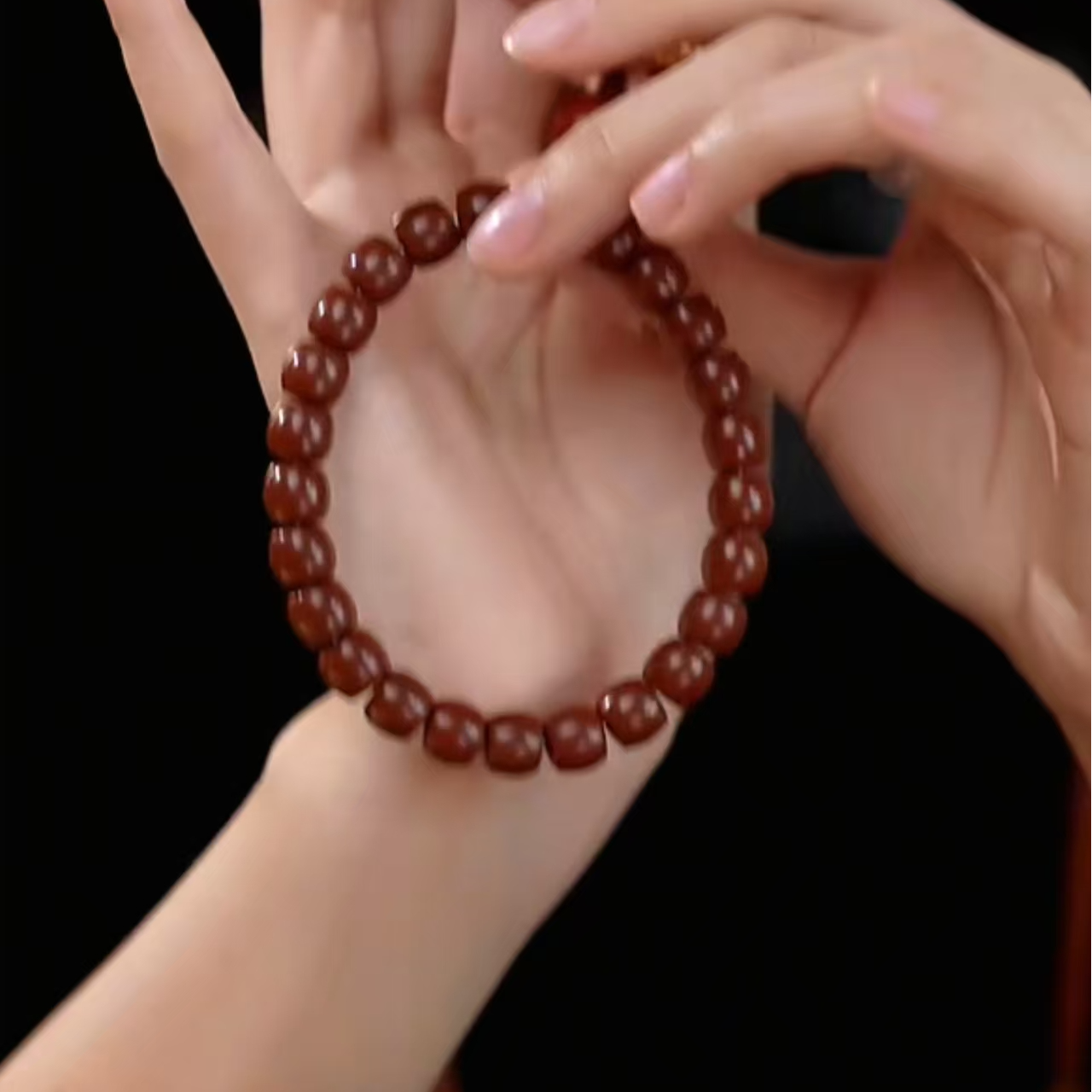 【悦生活】单圈手串 茶道零配 （DJY紫砂桶珠手串）