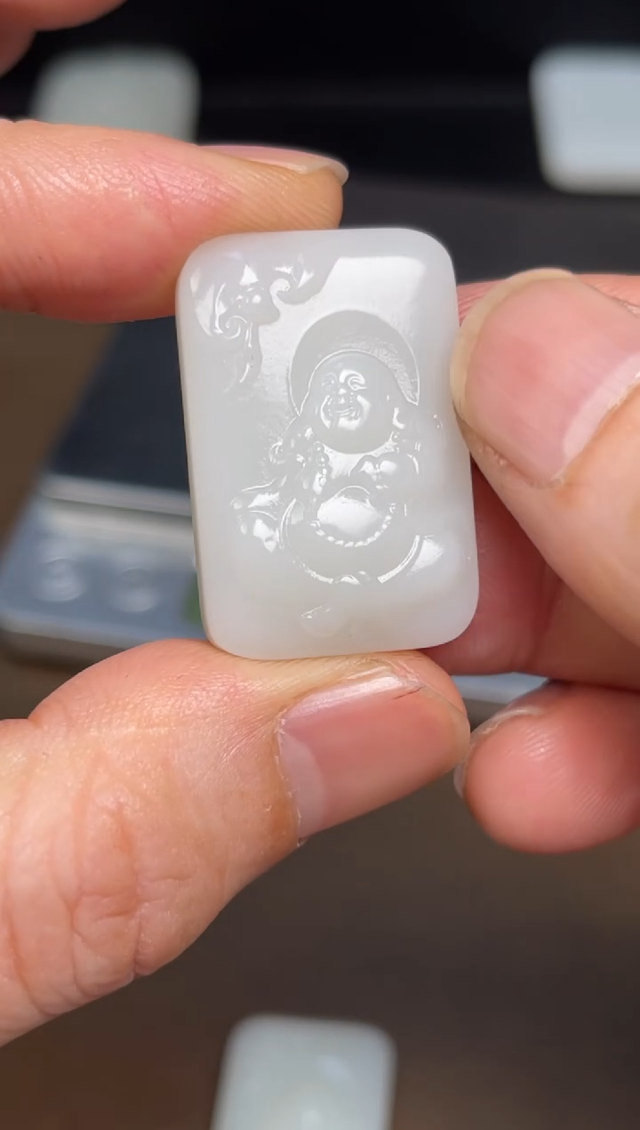 【闪购商品】和田玉颈饰未镶嵌29 佛字