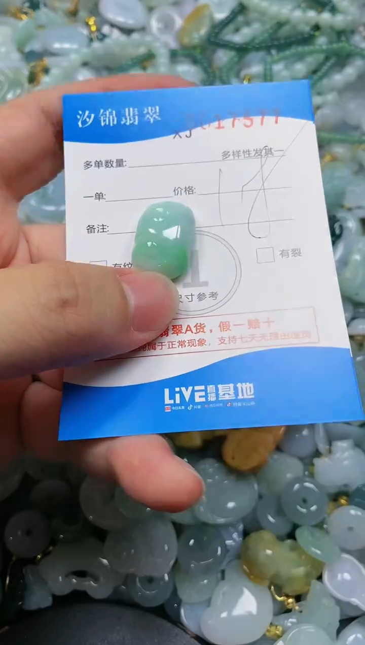 翡翠未镶嵌颈饰闪购商品0017577