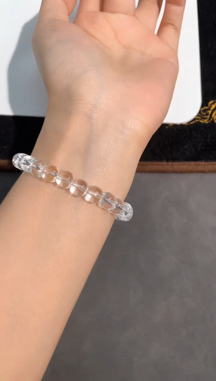 【闪购商品】水晶手链未镶嵌75号白水老型款8mm