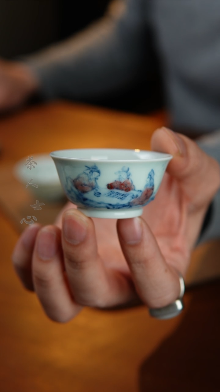 【闪购商品】对弈图若深杯亚东老师作品