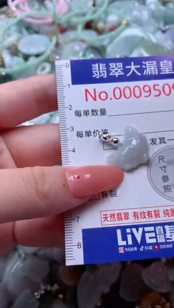 翡翠未镶嵌吊坠(不含链)9509