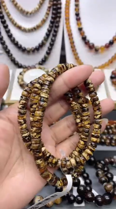 【闪购商品】琥珀颈饰未镶嵌7琥珀