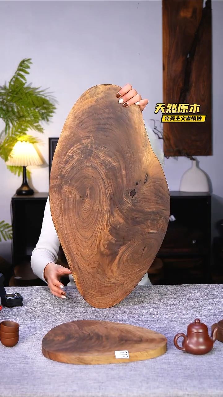 木北美黑胡桃原木.干裂疤结不属于商品质量问题完美主义者慎拍