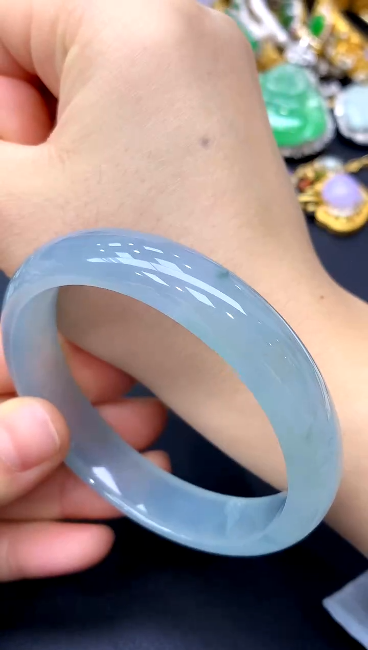 未镶嵌手镯翡翠304-中国好珍宝