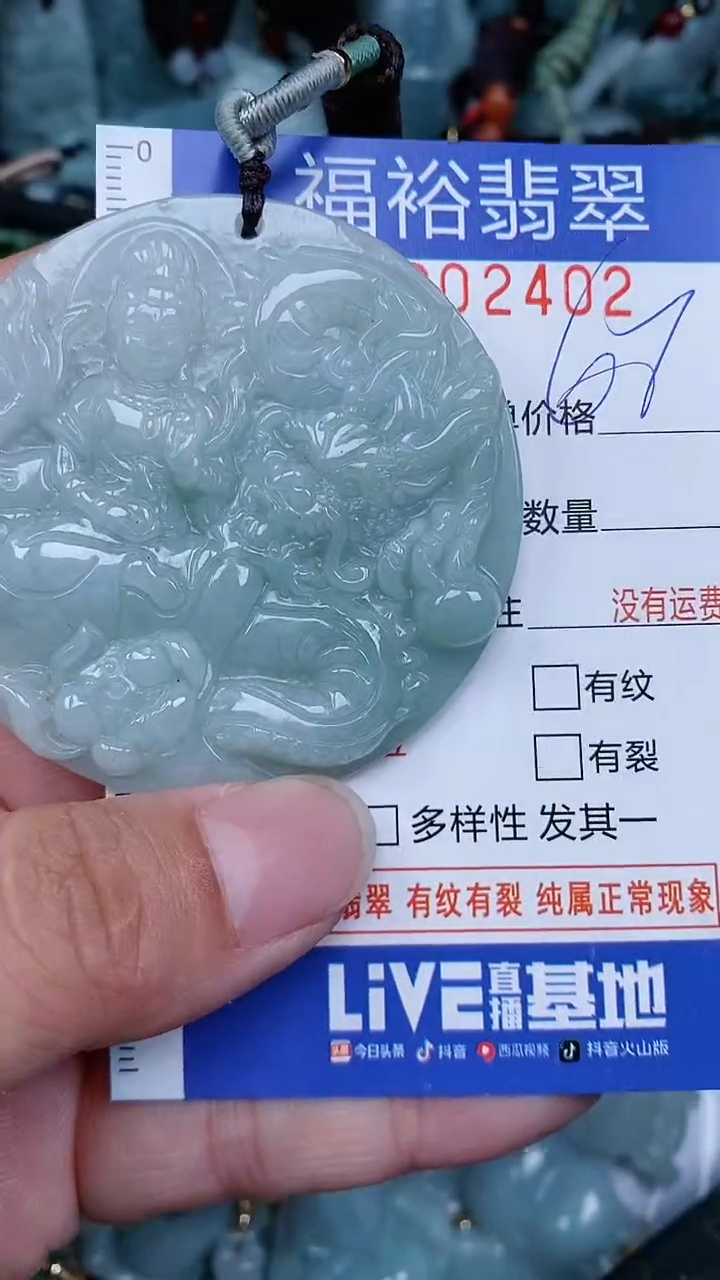 翡翠未镶嵌颈饰...0002402