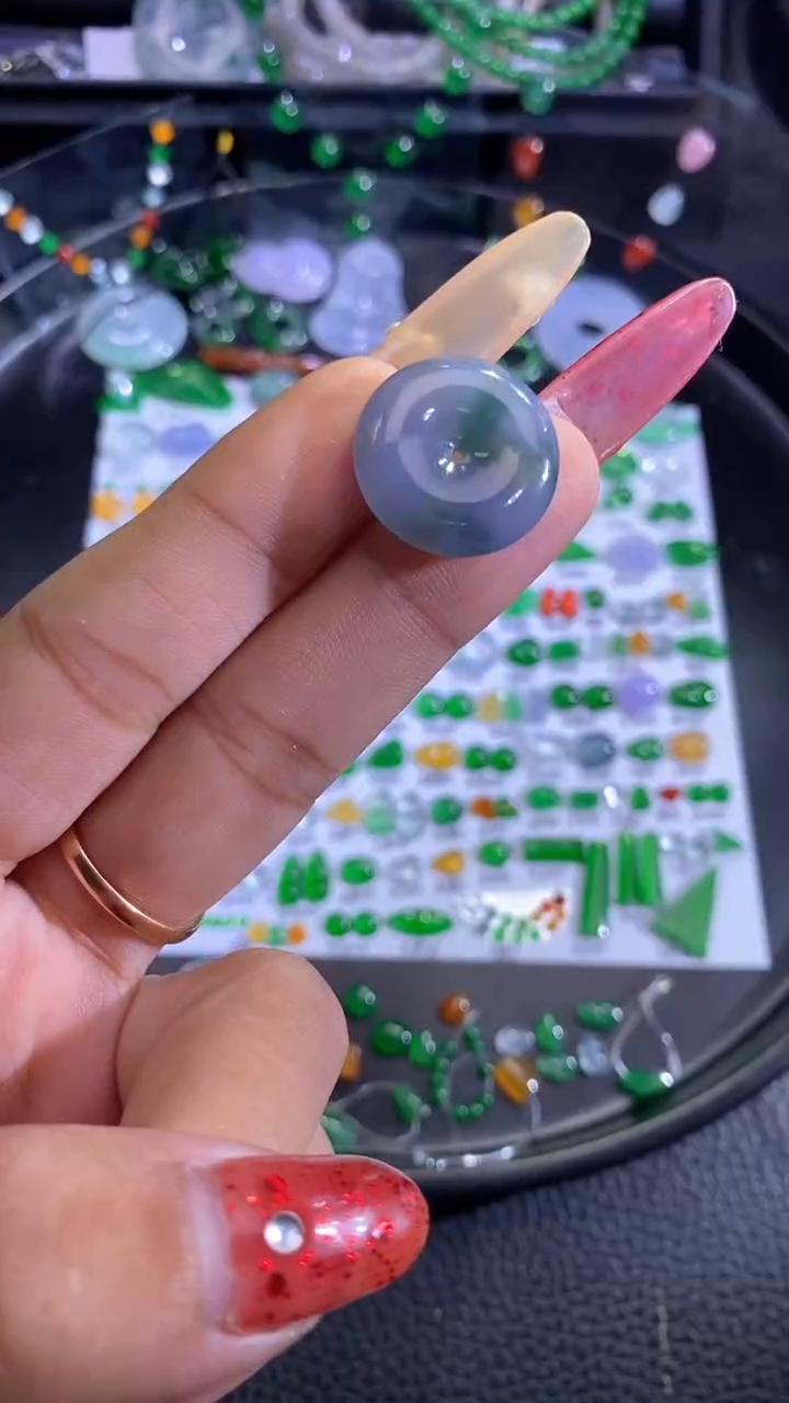 未镶嵌挂件翡翠扣子