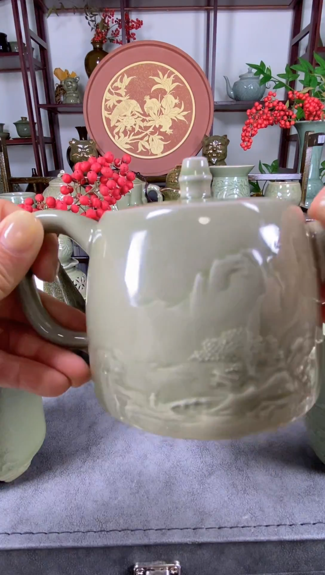 微瑕 山水汉铎壶 一个