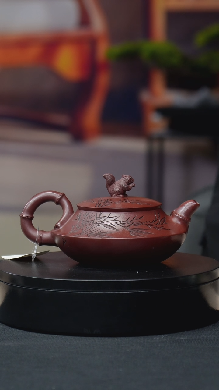 【闪购商品】紫砂茶壶底槽清花器松鼠