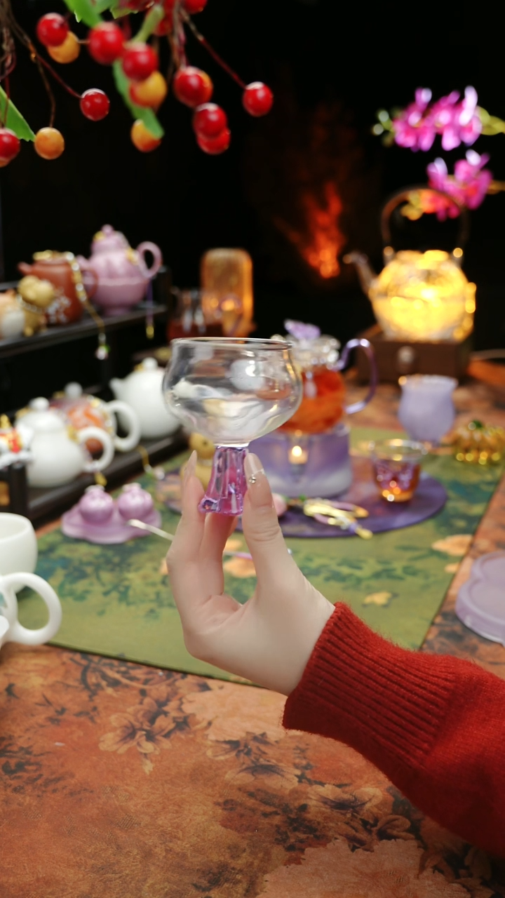 【闪购商品】紫色三足主人杯60cc@@@@@@