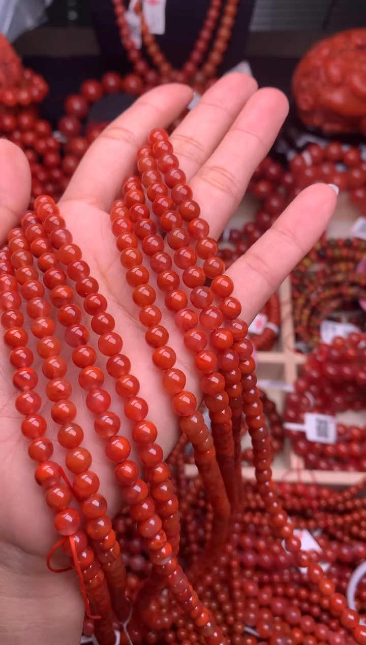 【闪购商品】南红玛瑙珠宝奇石未镶嵌6随机多样性/一条