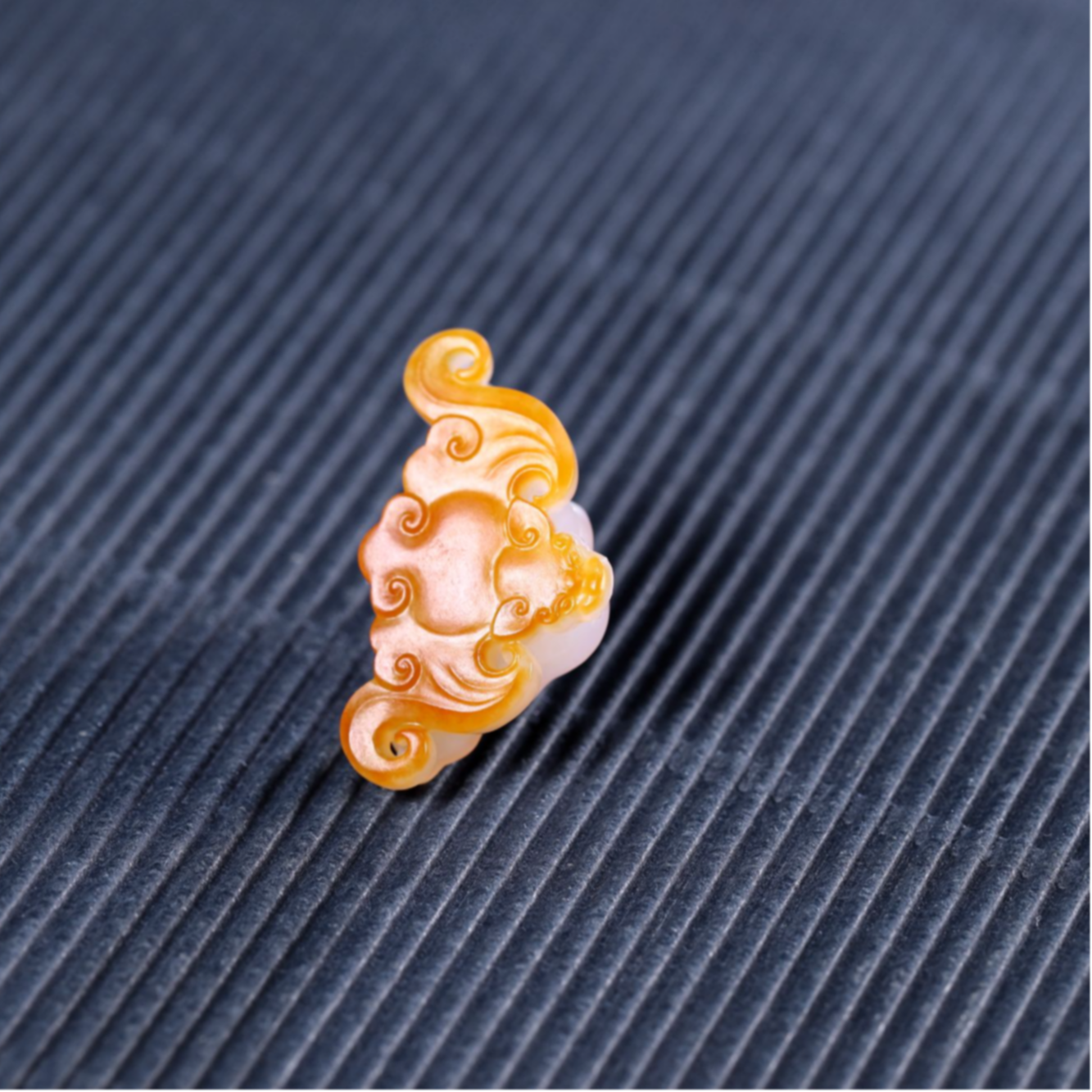 张克山老师作品 和田玉 福在眼前