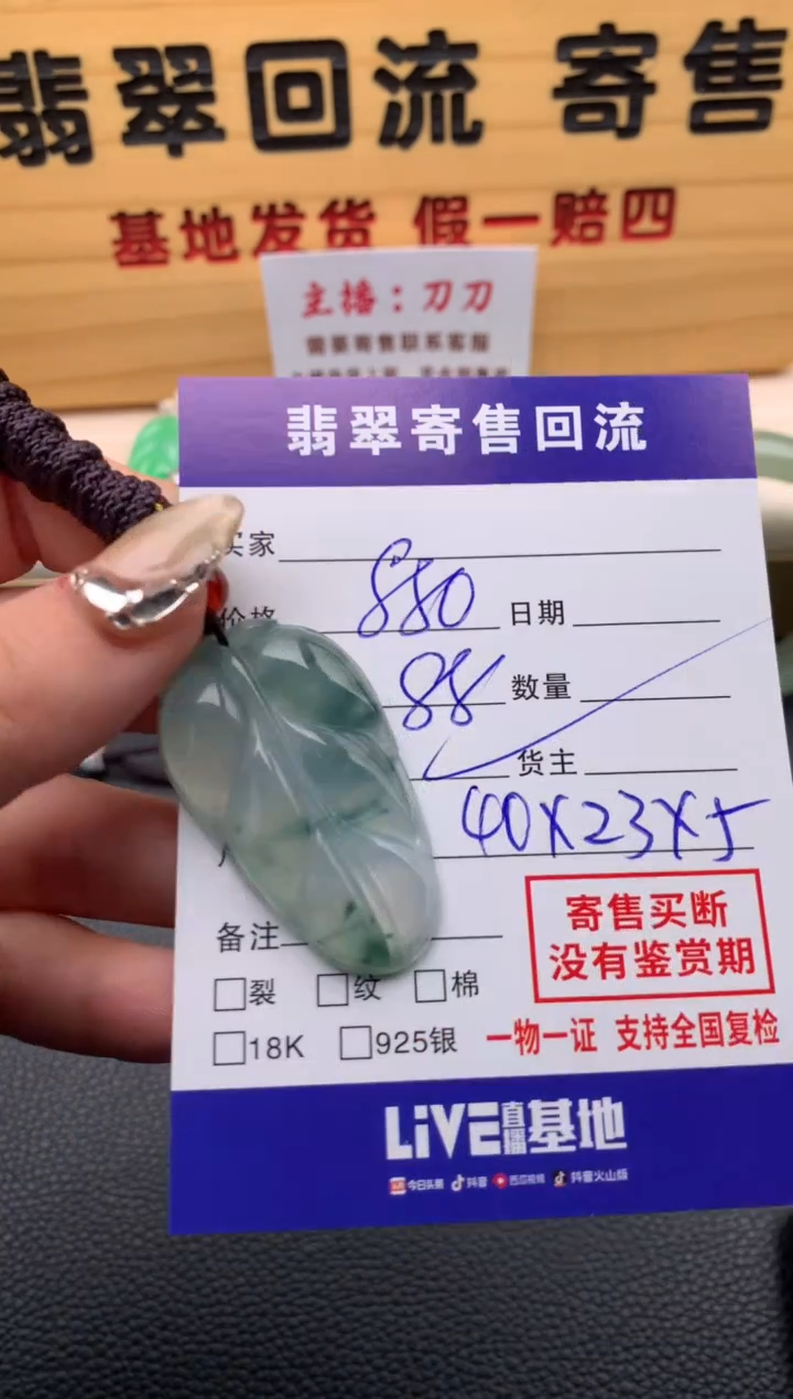 【闪购商品】翡翠颈饰未镶嵌21009600