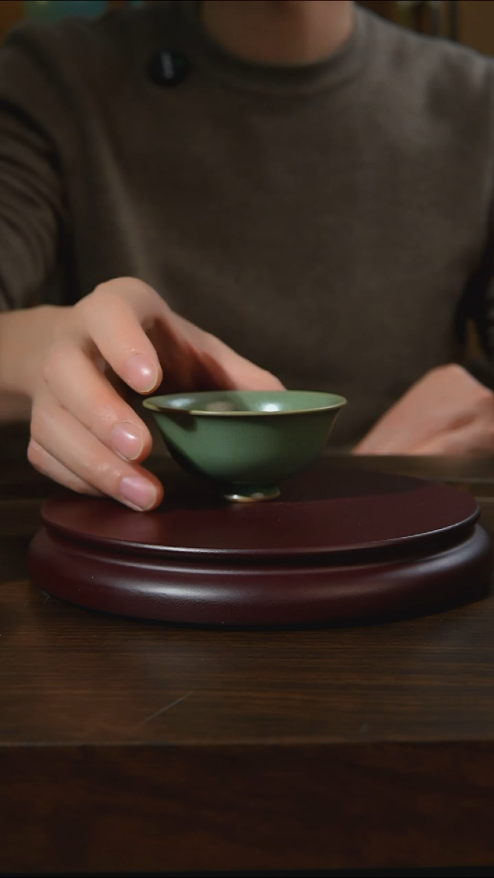 杯子瓷汝州原产地原矿仿古老釉q