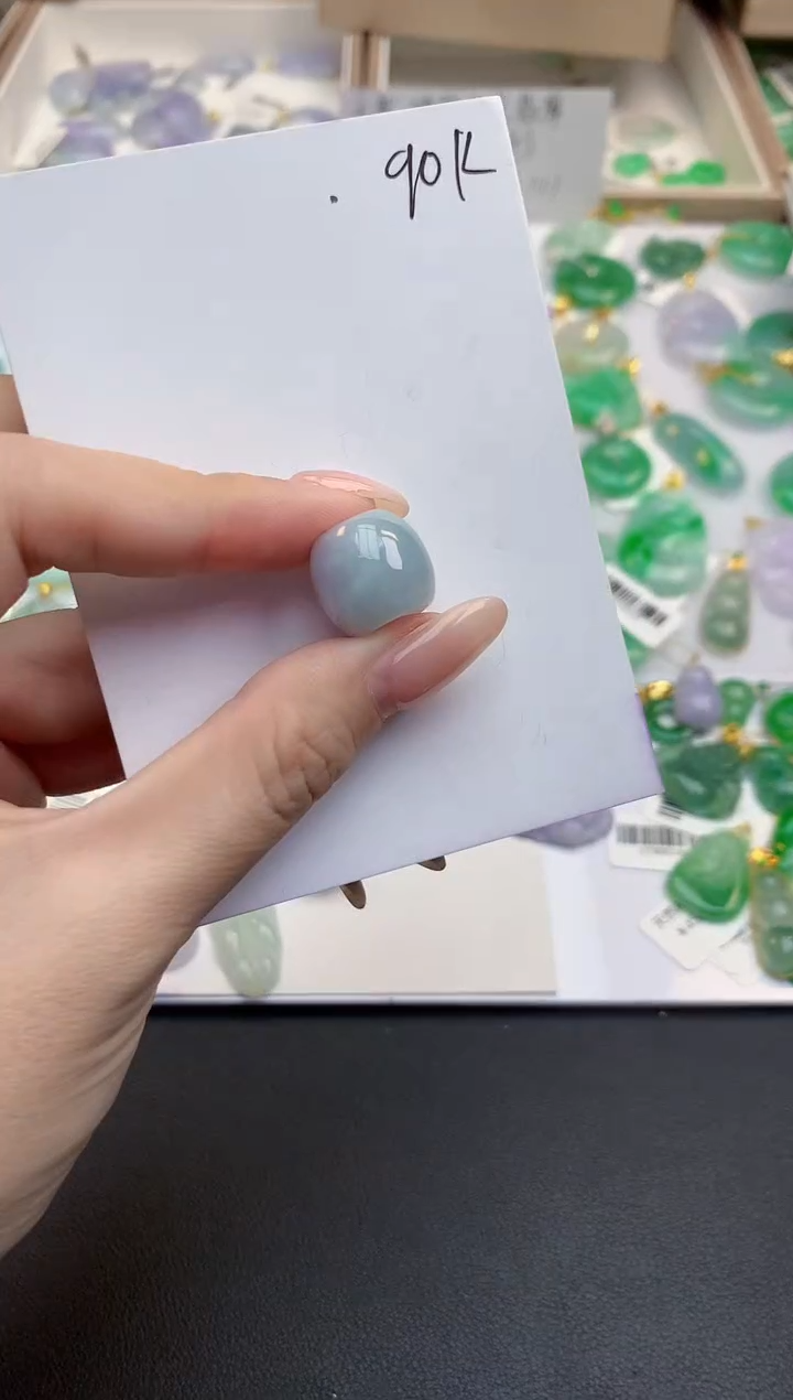 颈饰未镶嵌翡翠天然缅甸A货翡翠