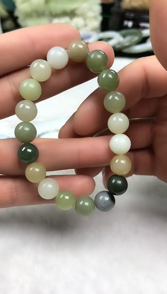 【闪购商品】和田玉手串未镶嵌多宝珠【10MM】