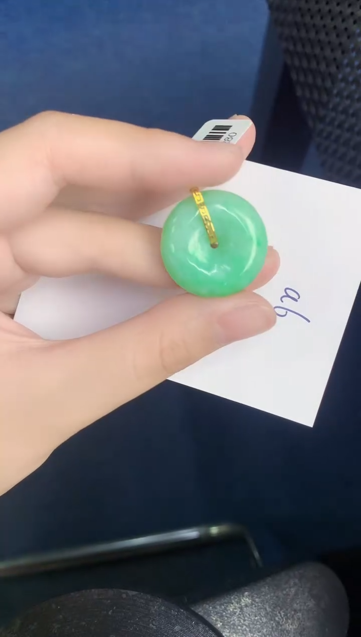 【闪购商品】翡翠颈饰18K金镶嵌000000000