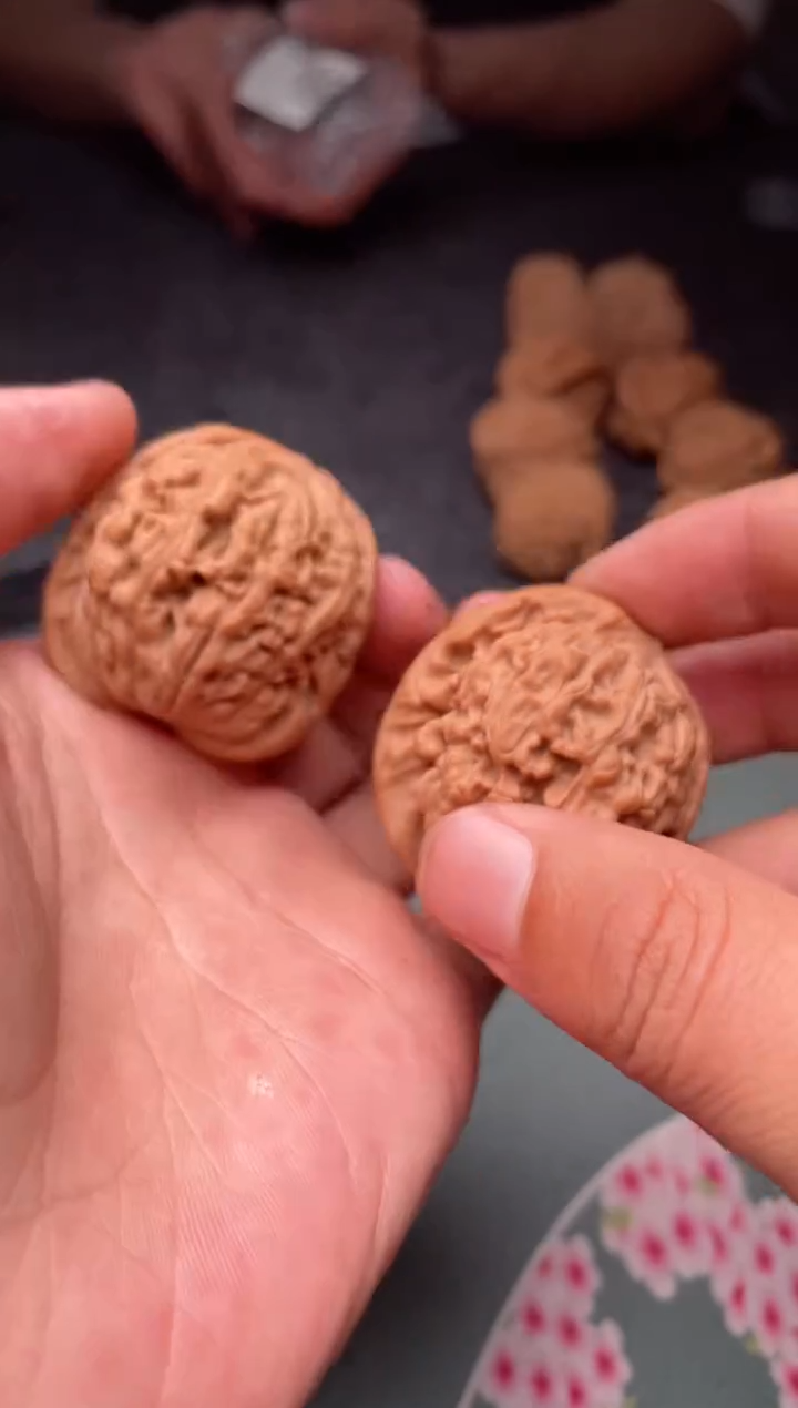 把件文玩核桃a254   莲花 39尺