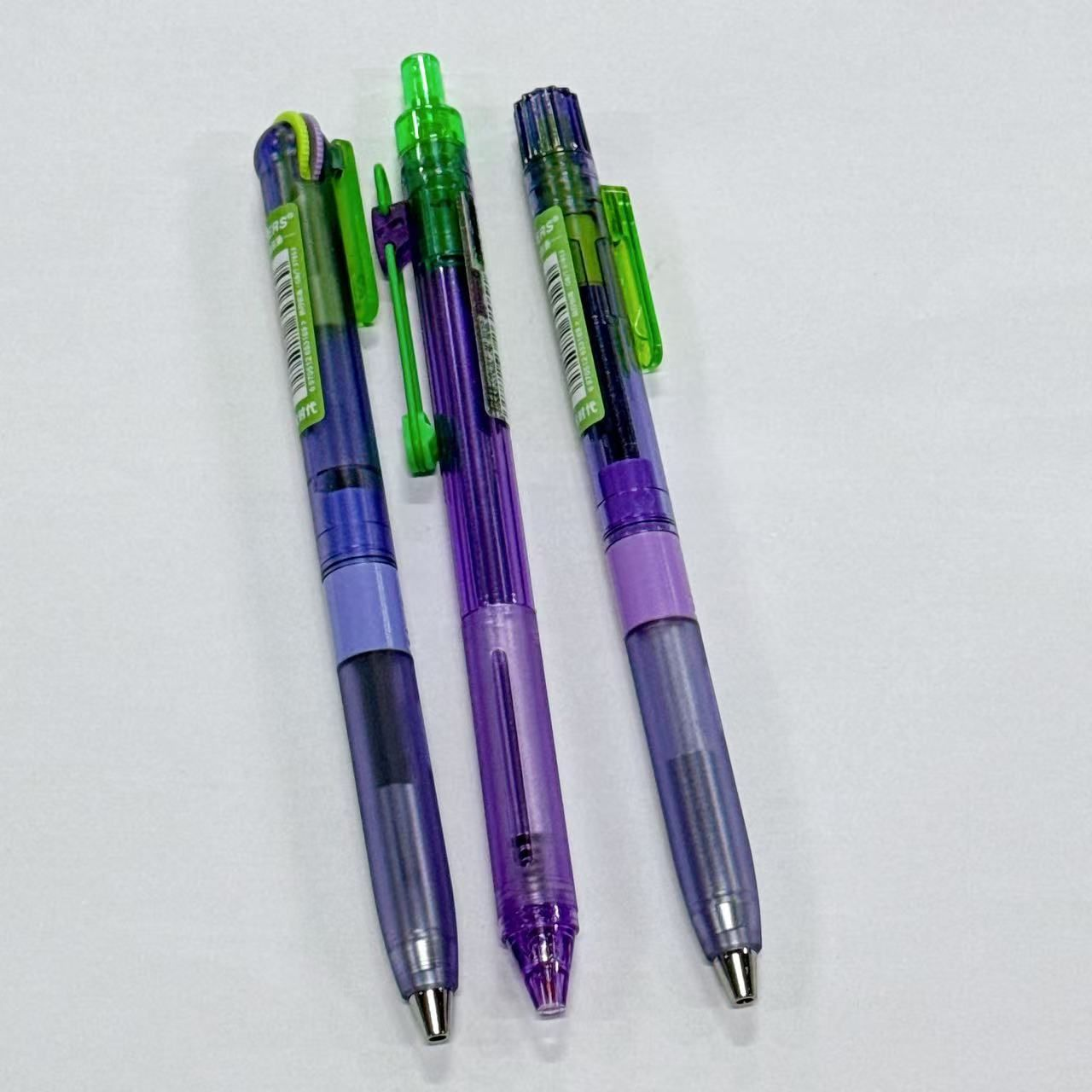 【黑墨-3支】C02紫杆梦觉未来齿轮扭扭笔,掉封蜡不售后