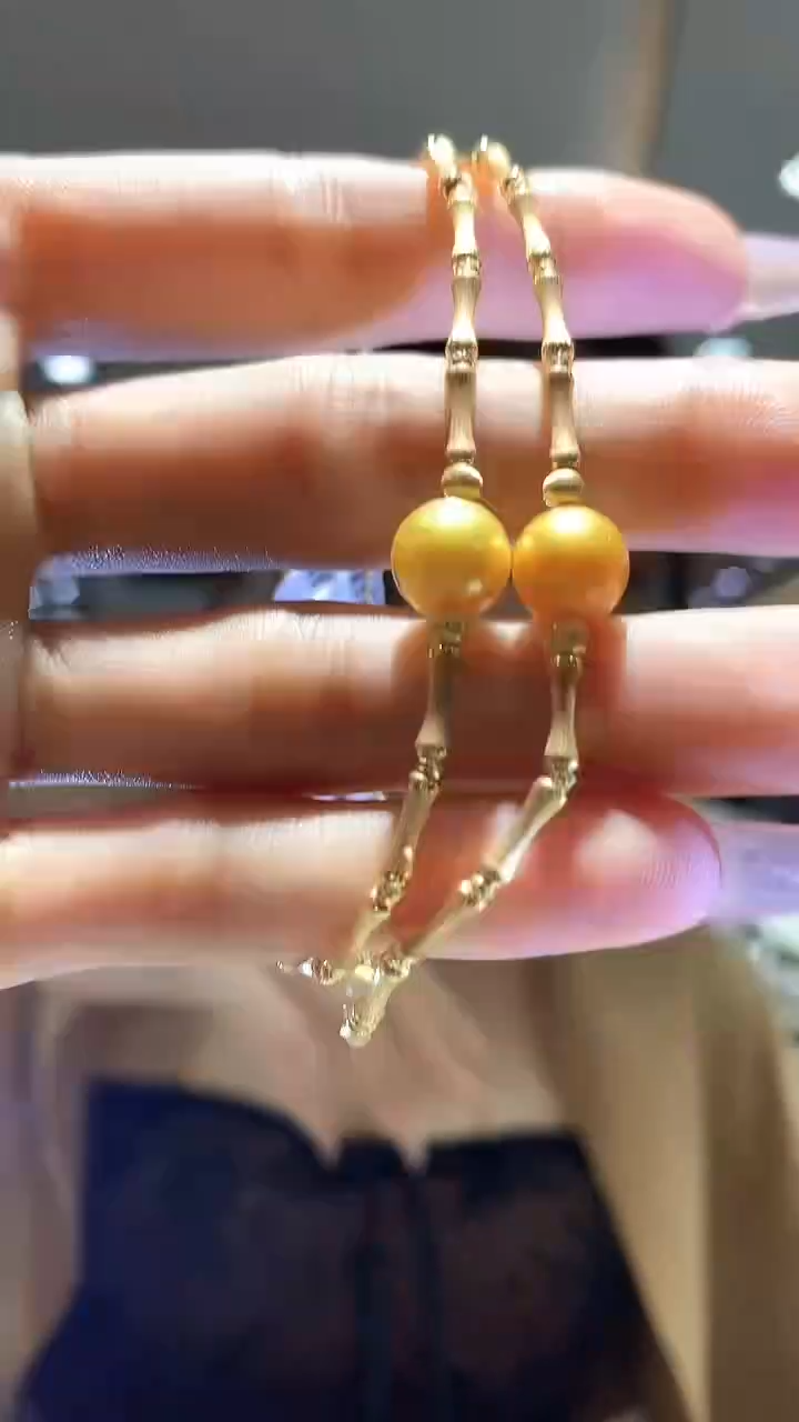 【闪购商品】海水珍珠手链18K金镶嵌手链多样性发一ZZJ