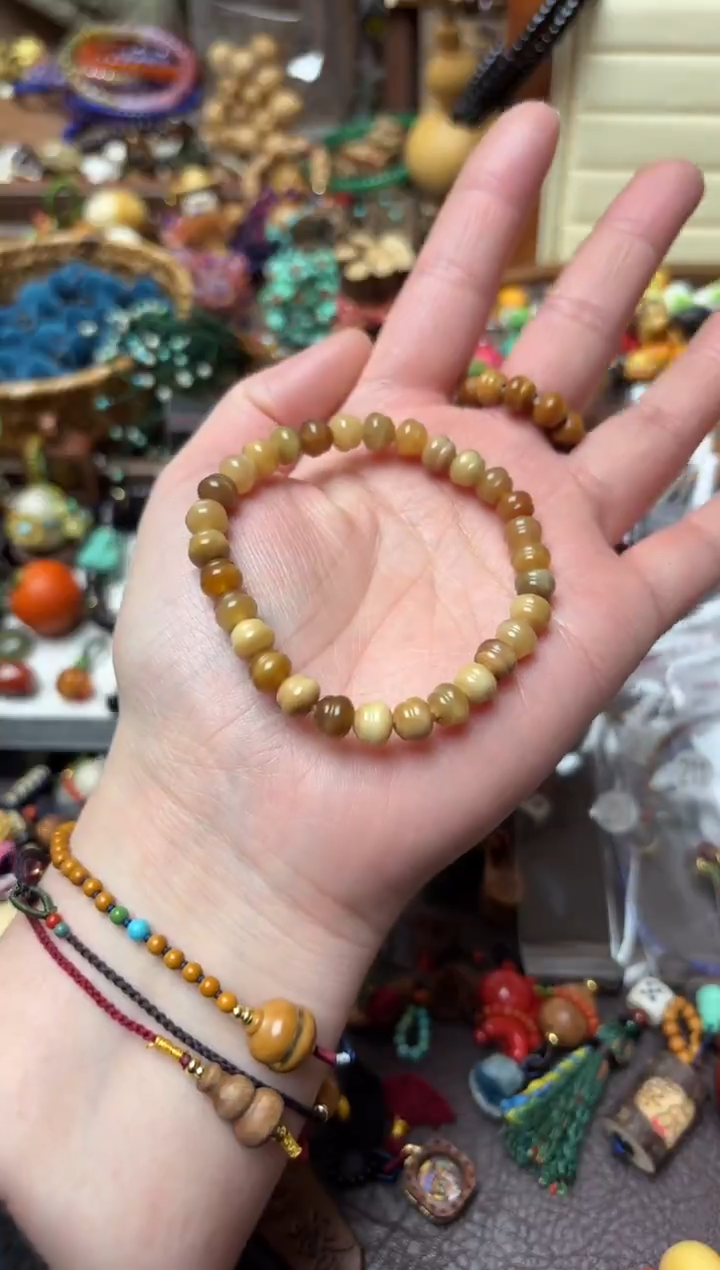 手串白玉菩提龙脊葫芦手链