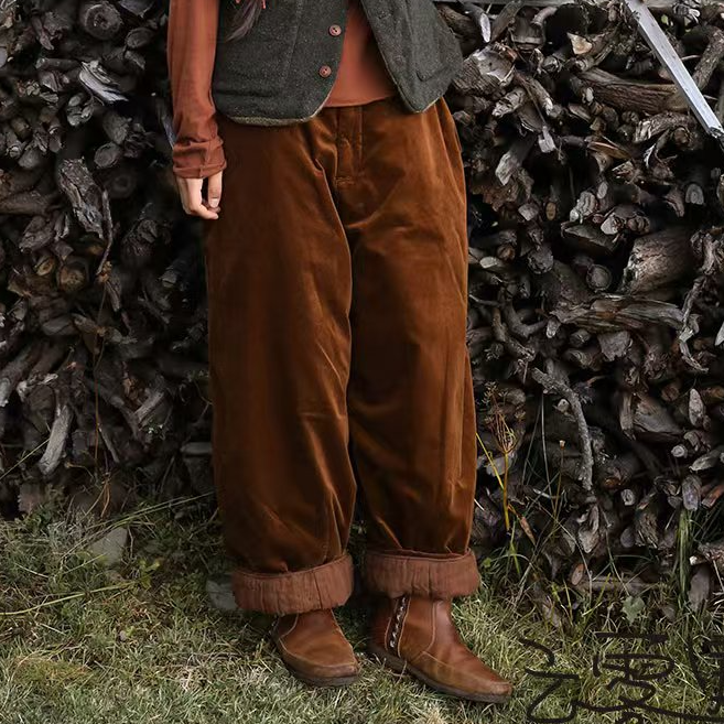 【云雾里】3041保暖舒适恣意随性棉裤