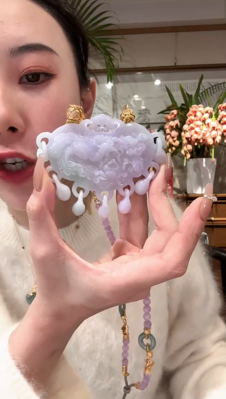 【闪购商品】翡翠颈饰未镶嵌国风