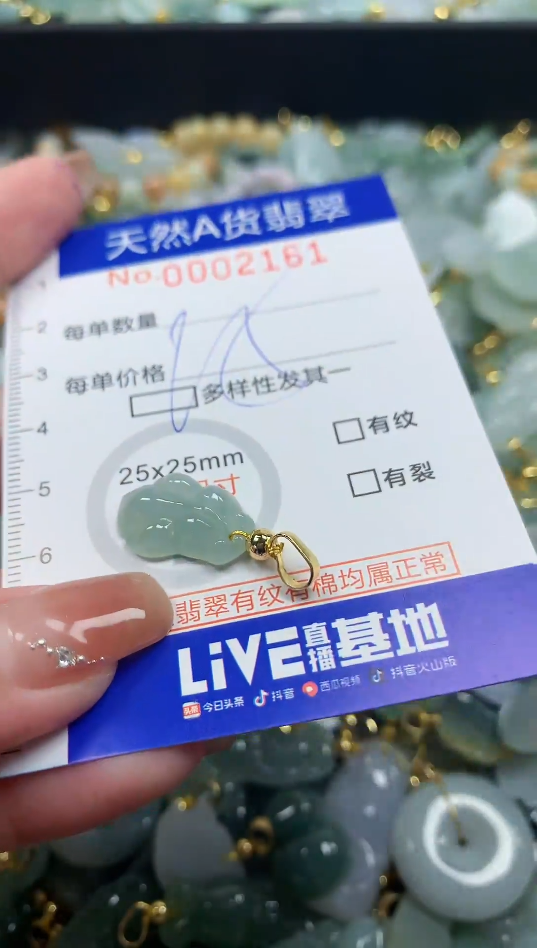 颈饰未镶嵌翡翠天然A货翡翠