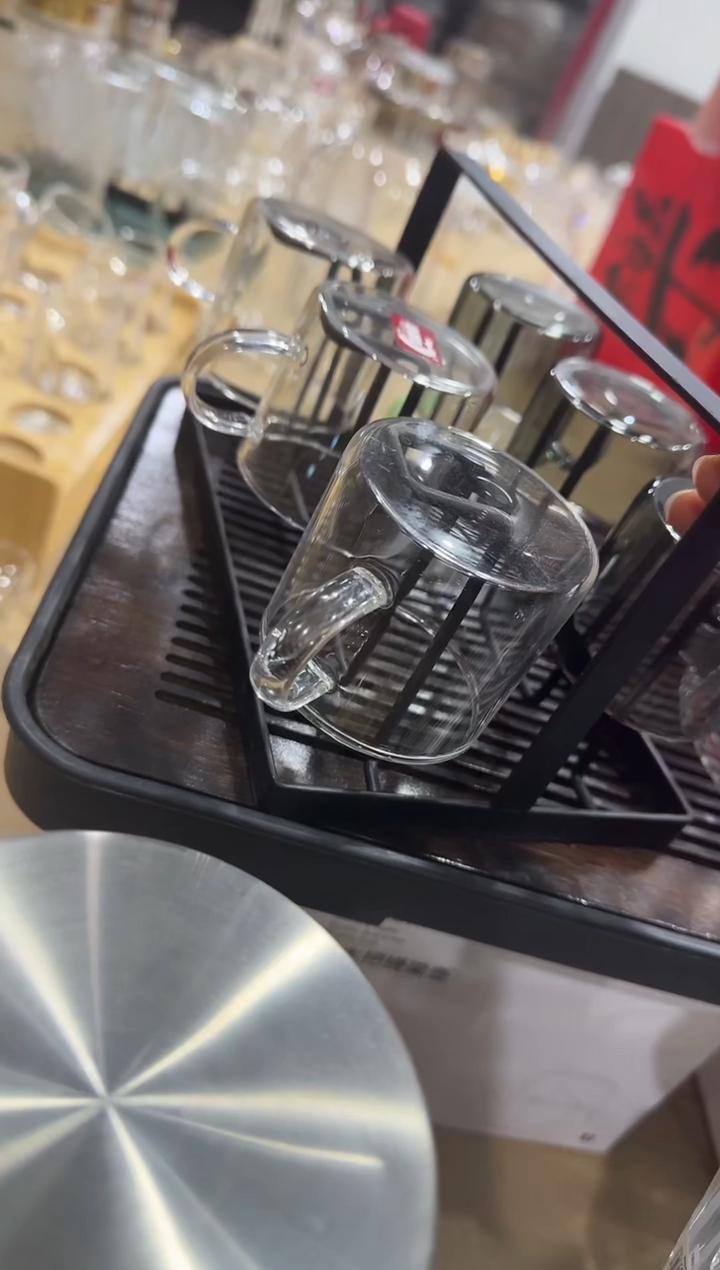 【闪购商品】水晶玻璃吸管款青苹果直播价6+杯架