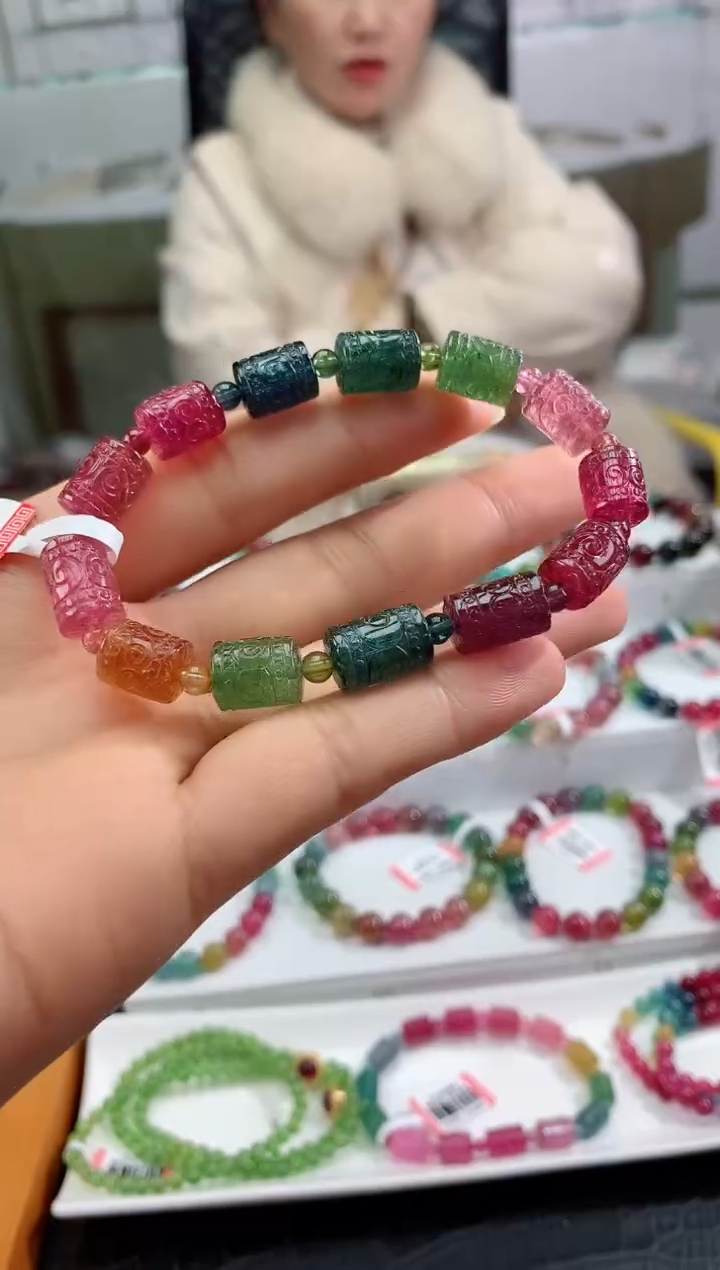【闪购商品】碧玺手链未镶嵌多样性发一条