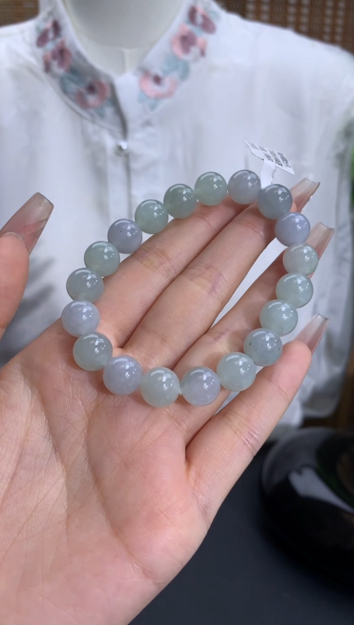 【闪购商品】翡翠手链未镶嵌卡10mm