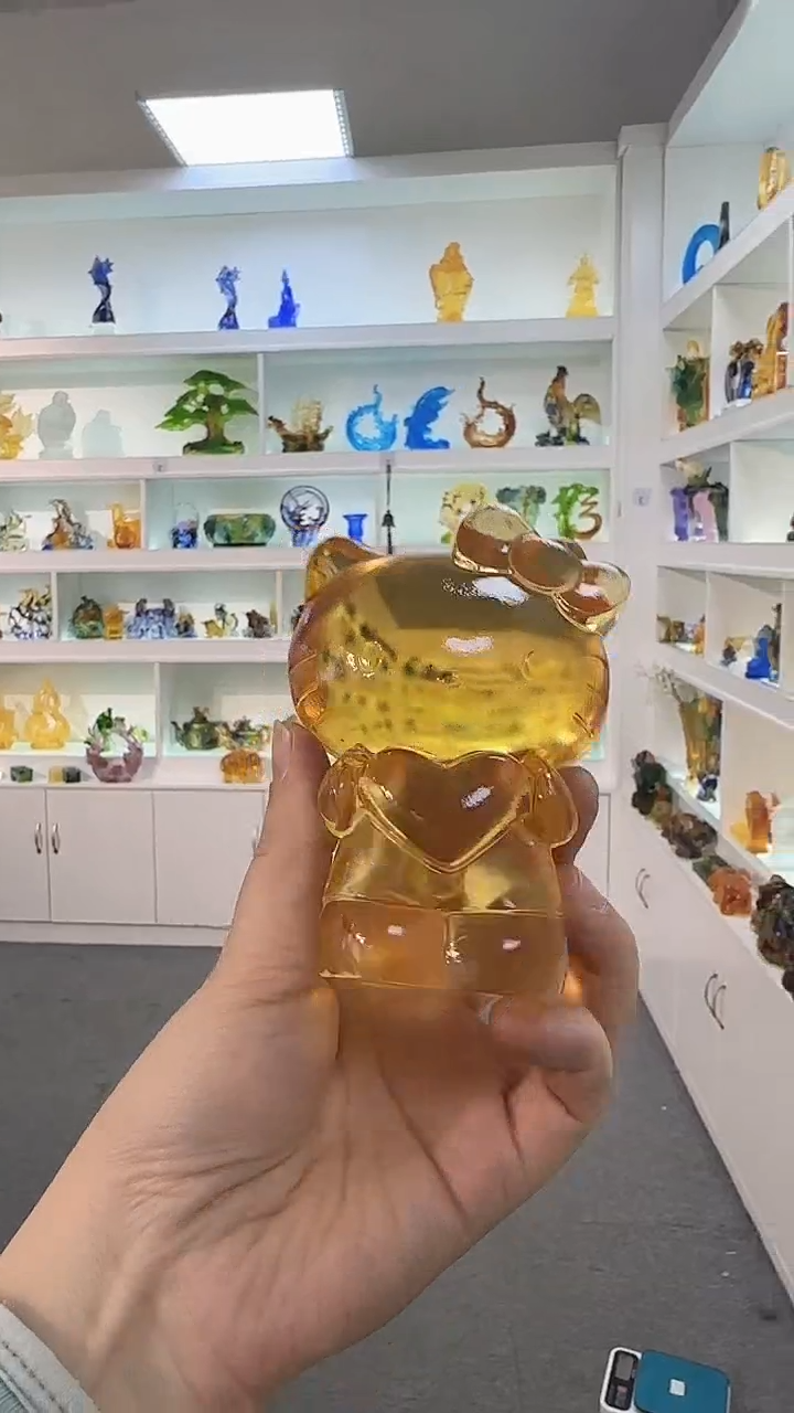 手工艺品琉璃KT猫