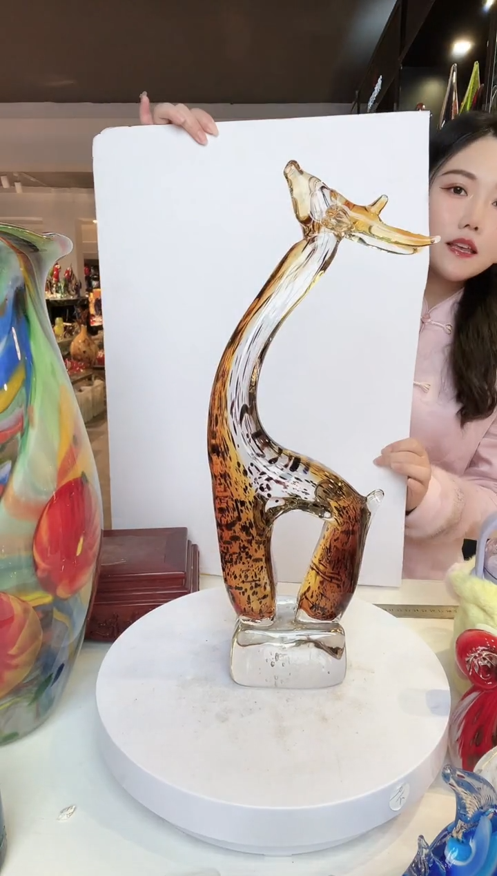 【闪购商品】茶盏琉璃摆件家居摆件