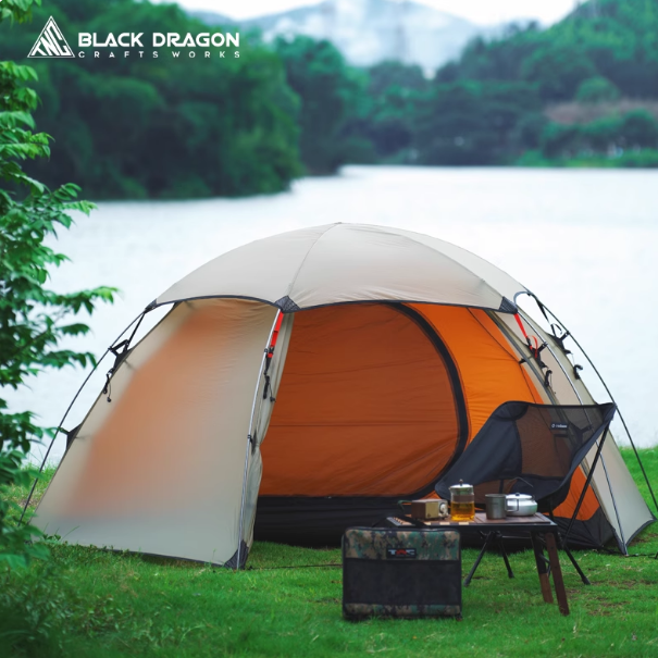 黑龙星月徒步 精致露营防风透气轻量化便携登山露营