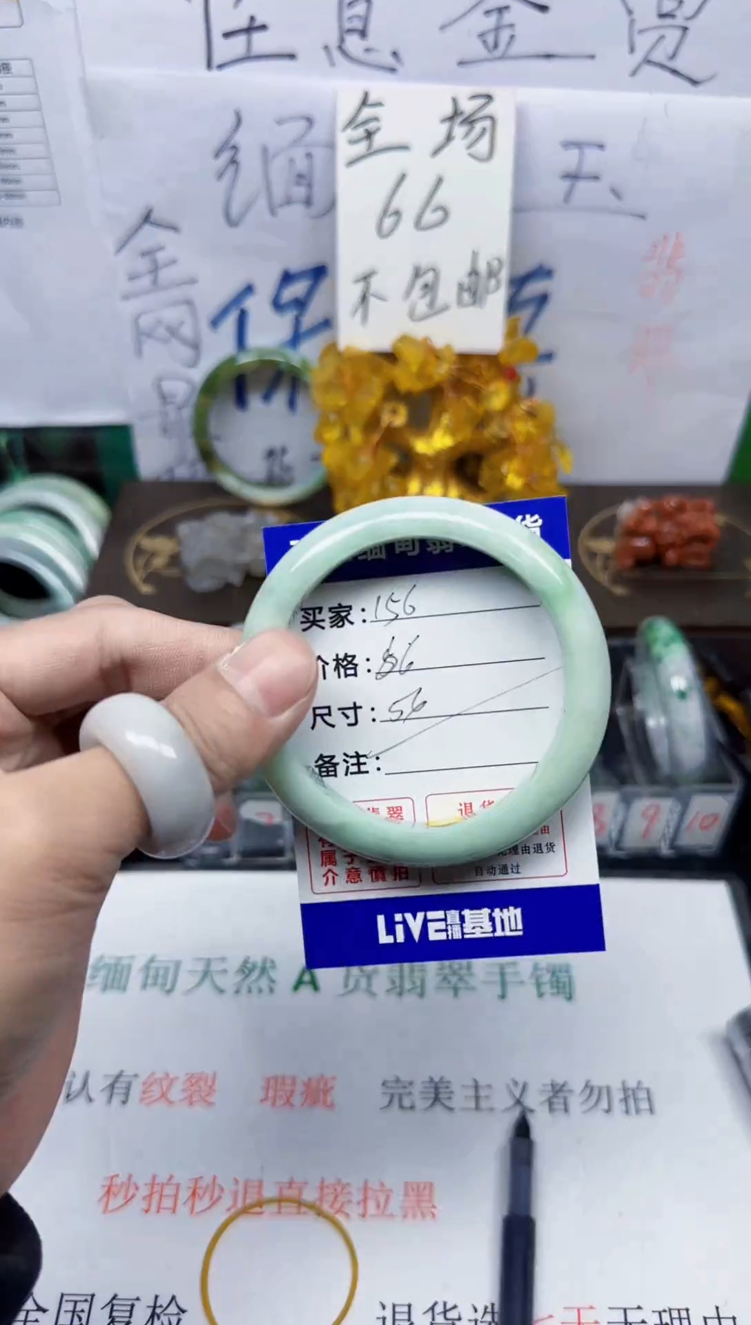 未镶嵌手镯翡翠156