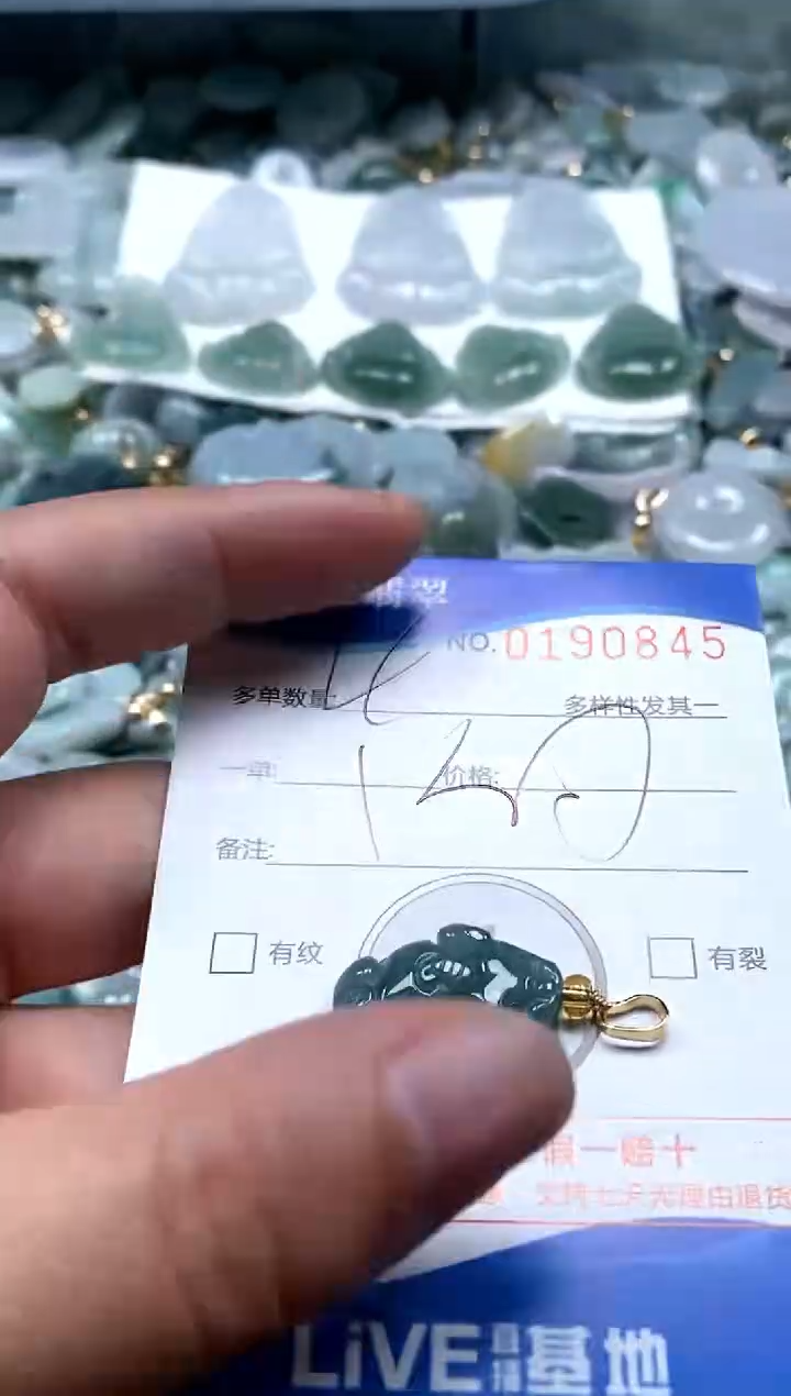 【闪购商品】翡翠颈饰未镶嵌闪购商品0190845多样性