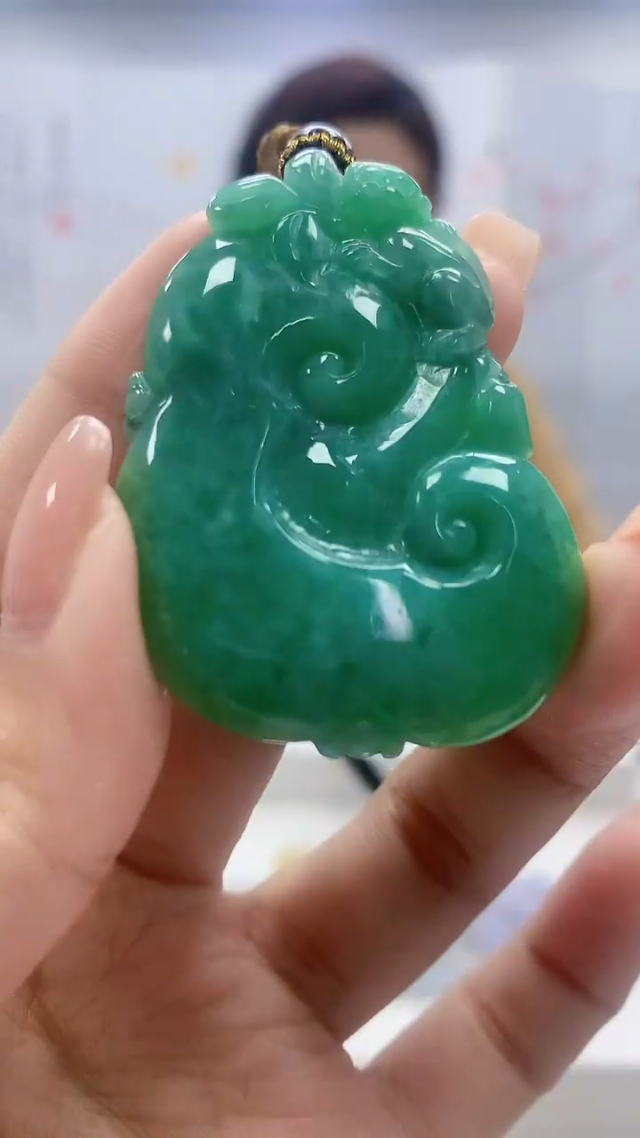 定制翡翠未镶嵌4829xx-毛货挂件32