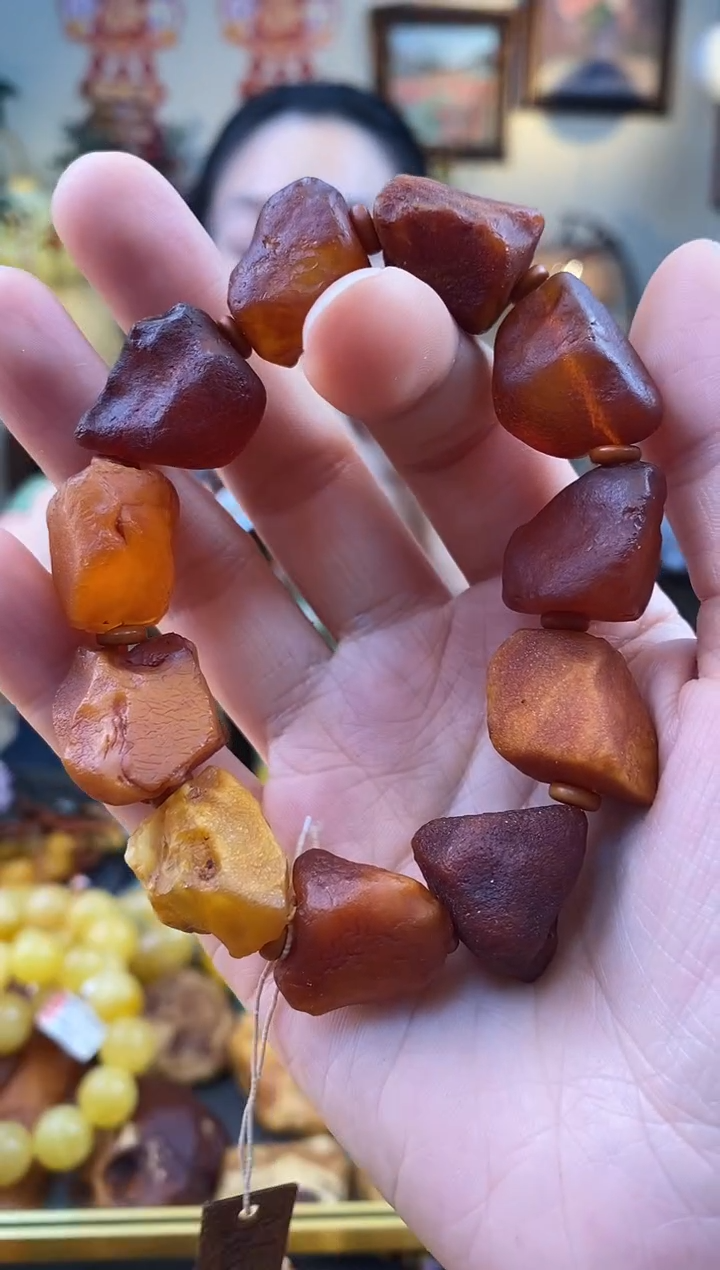 未镶嵌琥珀手串手串