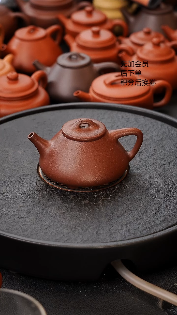 茶壶紫砂汽**璃微瑕 子冶 180C 原矿老紫泥 紫砂壶