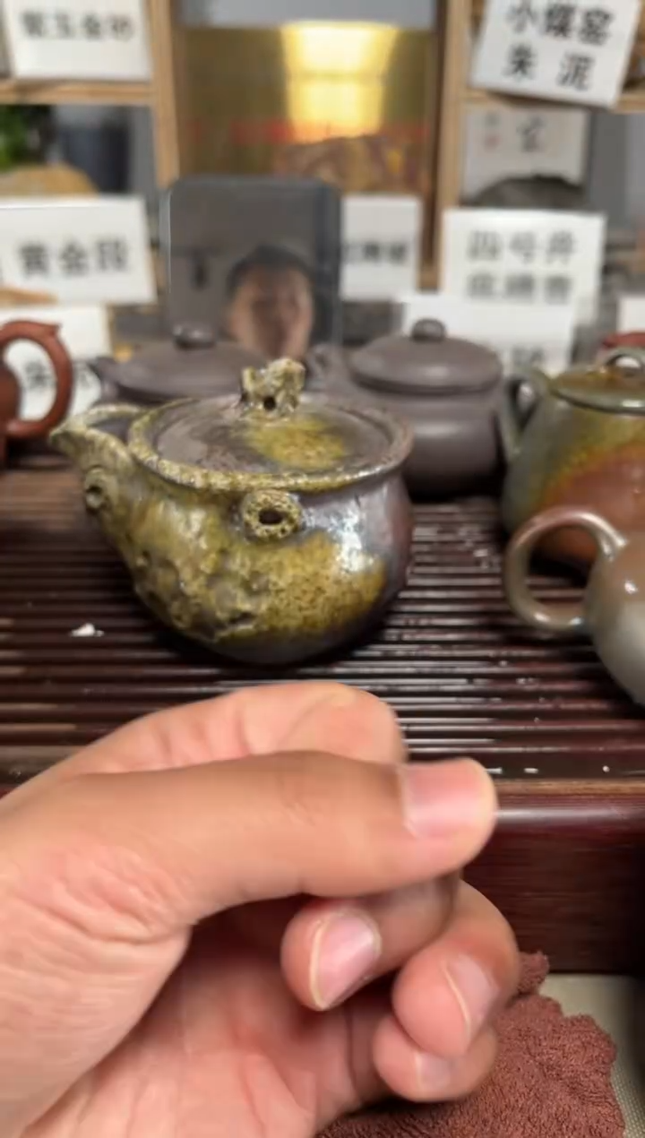 【闪购商品】紫砂茶壶柴烧太湖石宝瓶
