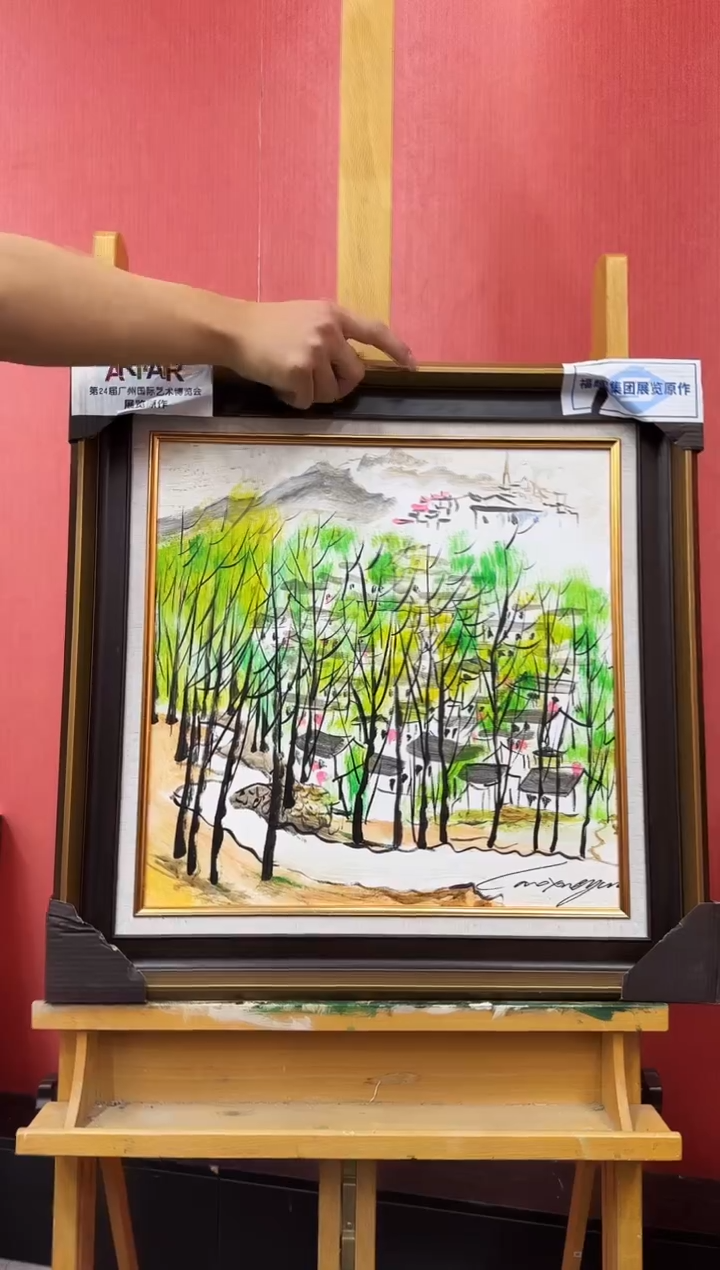 油画曹雪岩/精品油画/40x40