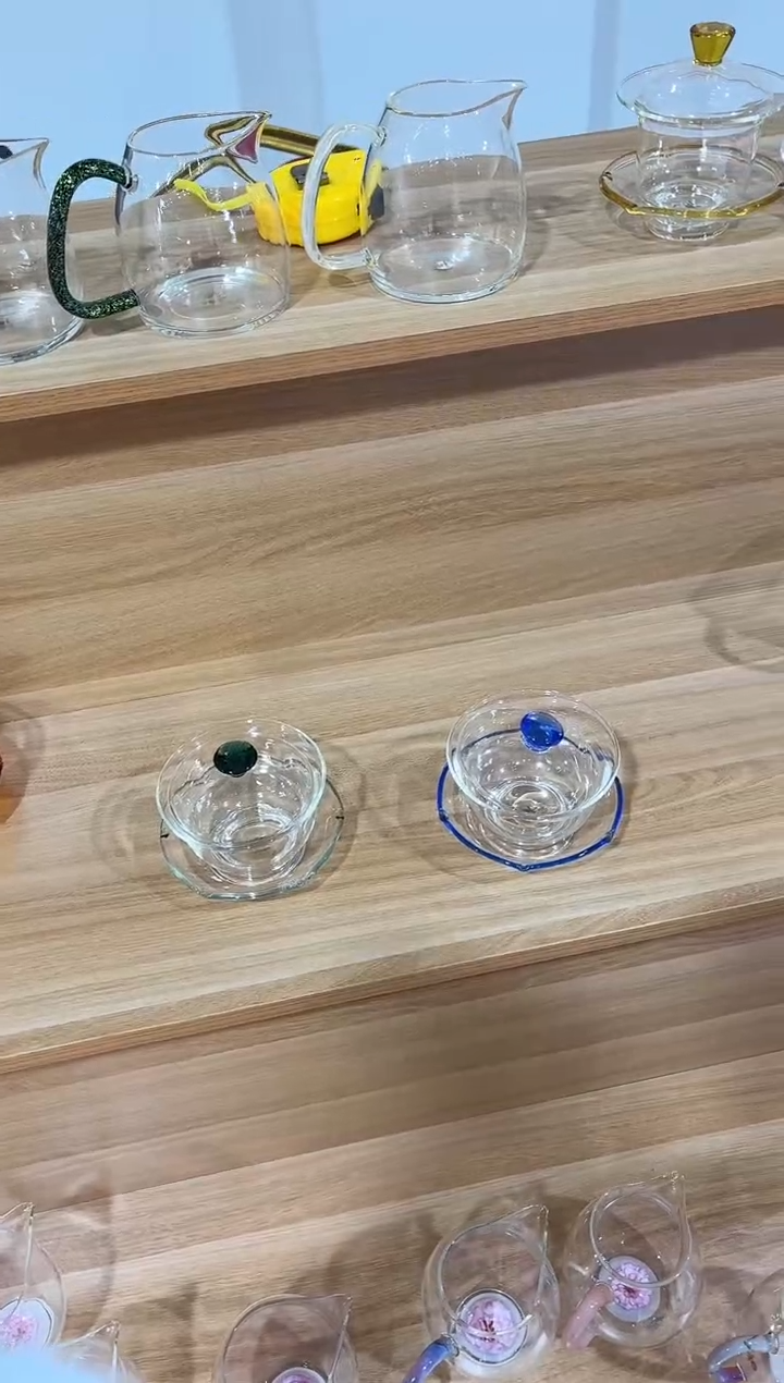 **墨绿沁莲盖碗金标简装发货