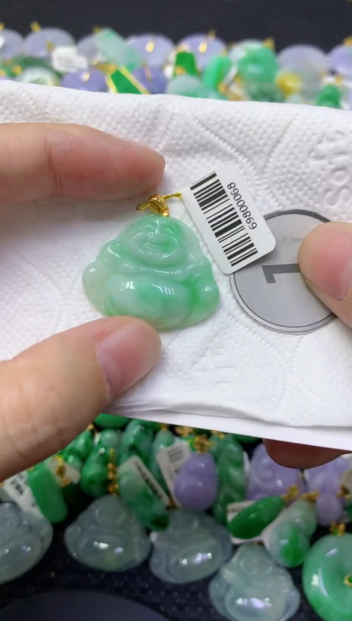 颈饰未镶嵌翡翠天然缅甸翡翠A货