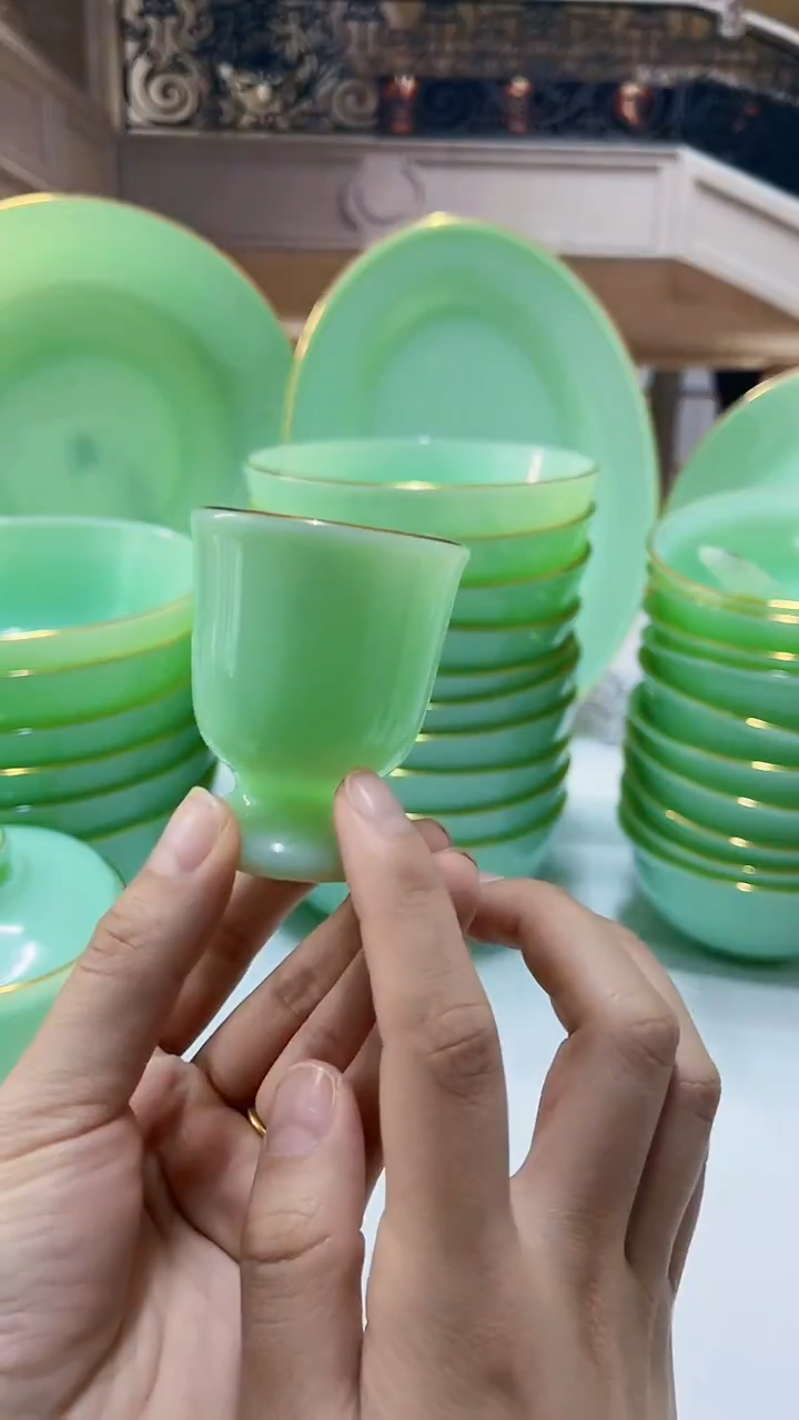 【闪购商品】·玉瓷酒杯6个  【贝美】 