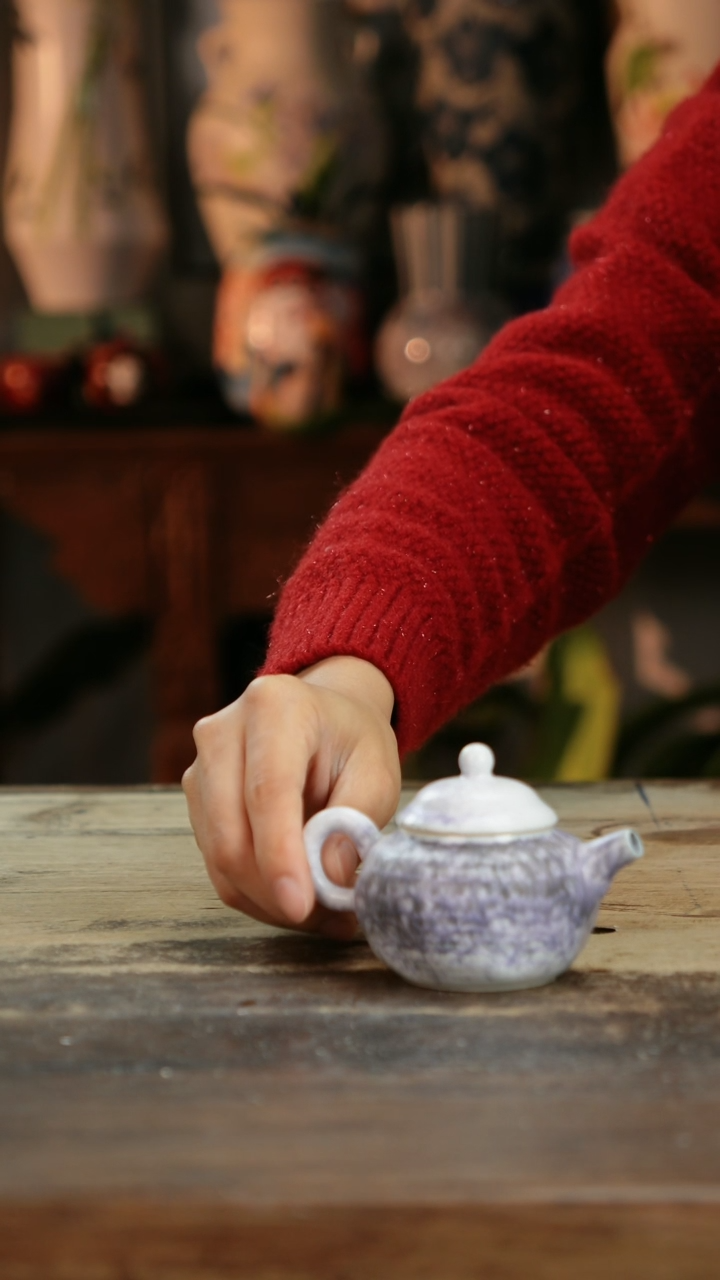 【闪购商品】瓷片景德镇纯手工釉下彩精品茶具