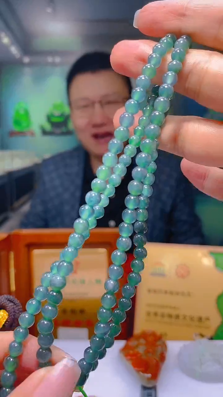 未镶嵌定制翡翠KK翡翠毛货吊坠-31