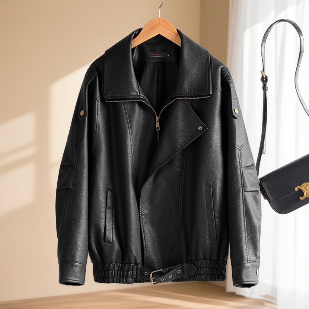 海宁真皮皮衣 2025新款秋冬上衣女款宽松潮流 KFLD-520#