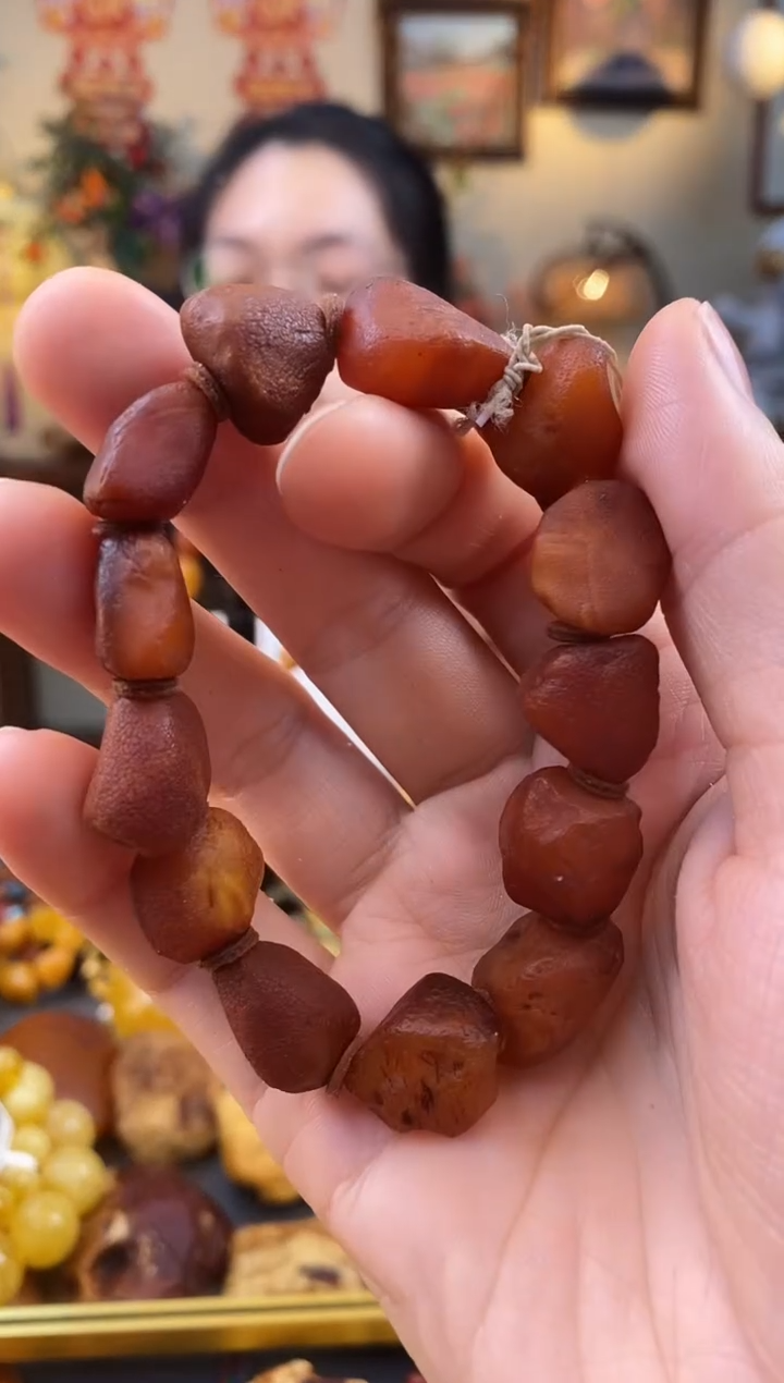 未镶嵌琥珀手串手串